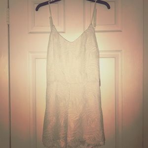 BNWT white romper